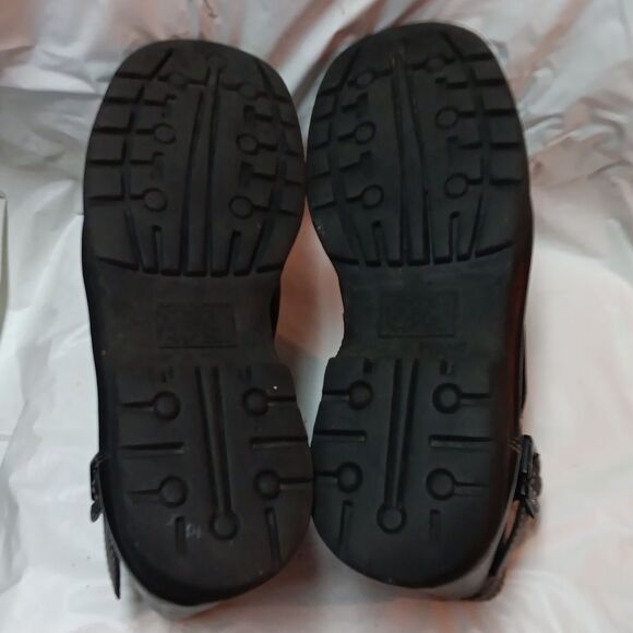 Dr. Martens Black Leather Buckle Boots Men\'s 12 Preowned main image 8